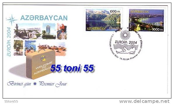 AZERBAIJAN EUROPA - 2004 2v.- FDC - 2004