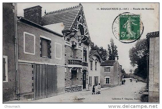 44 BOUGUENAIS 1914 ROUTE DE NANTES - Bouguenais