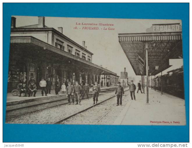 54) Frouard - N° 18 - Intérieur De La Gare   - Année 1915 - Edit Fiacre - Frouard
