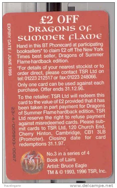 BT Special Edition No. 3 Dragons Of Summer Flame - BT Promociónales