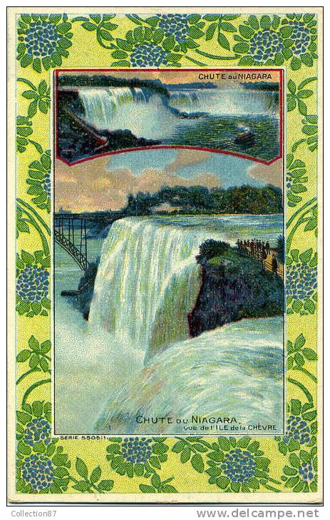 CANADA - ILE De La CHEVRE - CHUTE Du NIAGARA - DETAIL Au DOS - Niagarafälle
