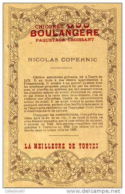 AUTRICHE - COPERNIC - ASTRONOME - OBSERVATOIRE Par L'HELIOMETRE - PUB CHICOREE BOULANGERE - DOS Voir DETAIL - Astronomy