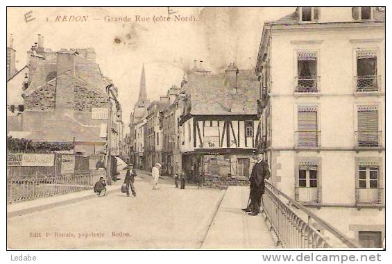 8009- REDON, Grande Rue (côté Nord) - Redon