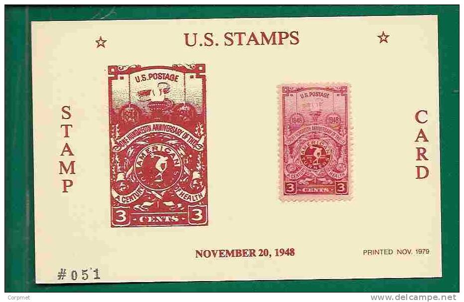 US STAMPS - STAMP CARD SCOTT # 979 - AMERICAN TURNERS - Souvenirs & Special Cards