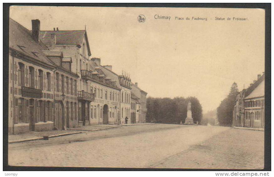 CHIMAY - Place Du Faubourg Statue De Froissart - Chimay