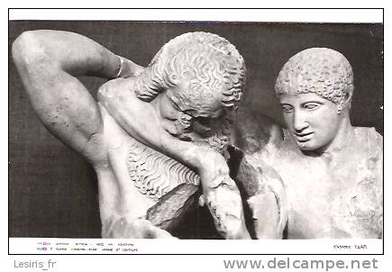 CP - PHOTO - MUSEE D´OLYMPIE - FRONTON - JEUNE HOMME EN CENTAURE - Antike