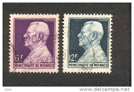 Mónaco  1948-49.-  Y&T  Nº   304 Y 305 A - Otros & Sin Clasificación