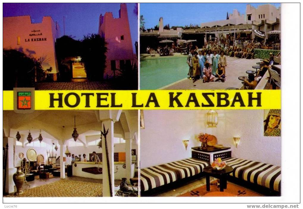 AGADIR  - N° 68    -  Hôtel   " LA KASBAH " -  4 Vues - Agadir