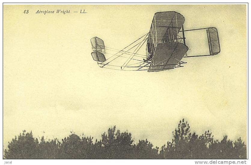 (SCAN.408)  L´aéroplane Wilbur Wright - Meetings