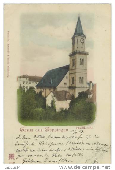 D 259*/ CPA  ALLEMAGNE  GRUSS AUS  COPPINGEN - Göppingen