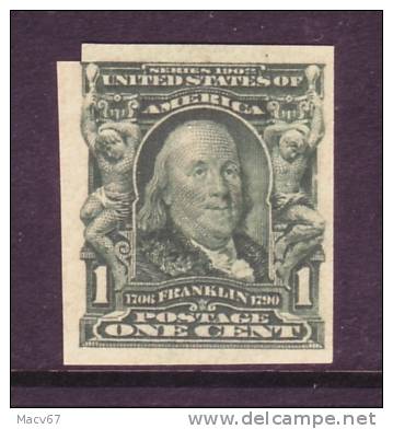 U.S. 314  IMPERF  1902 Issue  ** - Unused Stamps