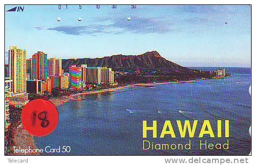 Télécarte Japonaise HAWAII Related (18) - Hawaï