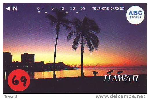 Télécarte Japonaise HAWAII Related (69) - Hawaï