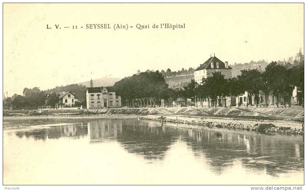 CPA - Seyssel -Quai De L'Hôpital - Seyssel