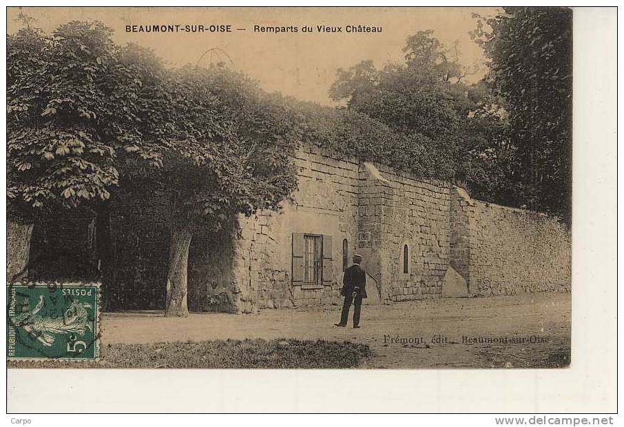 BEAUMONT SUR OISE - Remparts Du Vieux Chateau. - Beaumont Sur Oise