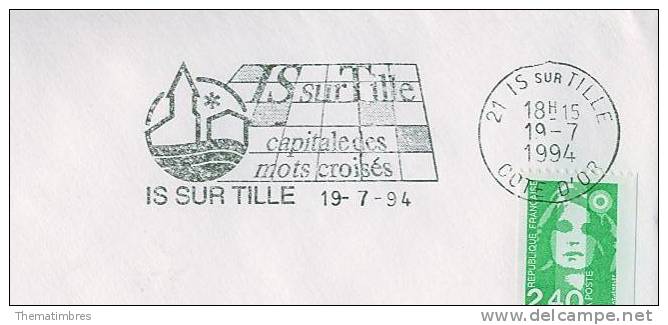 SC2493 Capitale Des Mots Croises Flamme Is Sur Tille 1994 - Unclassified