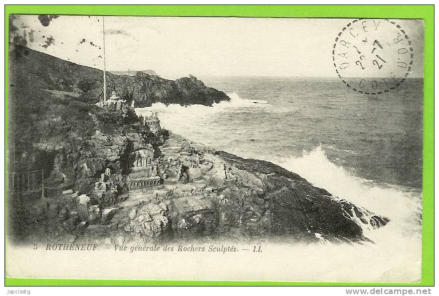 ROTHENEUF   Vue Générale Des Rochers Sculptés - Rotheneuf