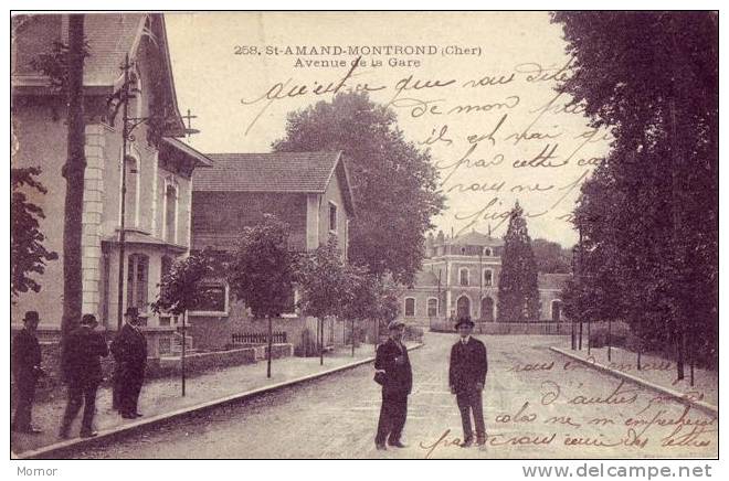 St-AMAND-MONTRON  Avenue De La Gare - Saint-Amand-Montrond