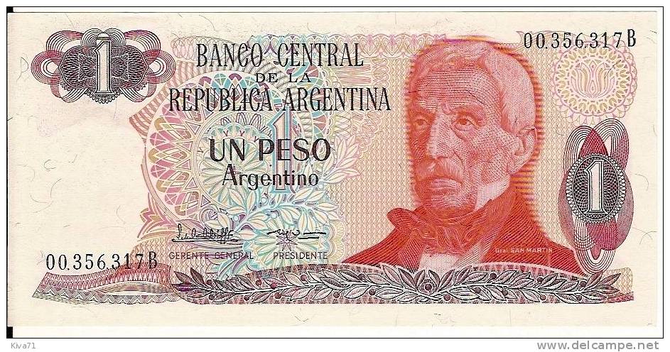 1 Peso     "ARGENTINE"     UNC       Ble 5 - Argentinië