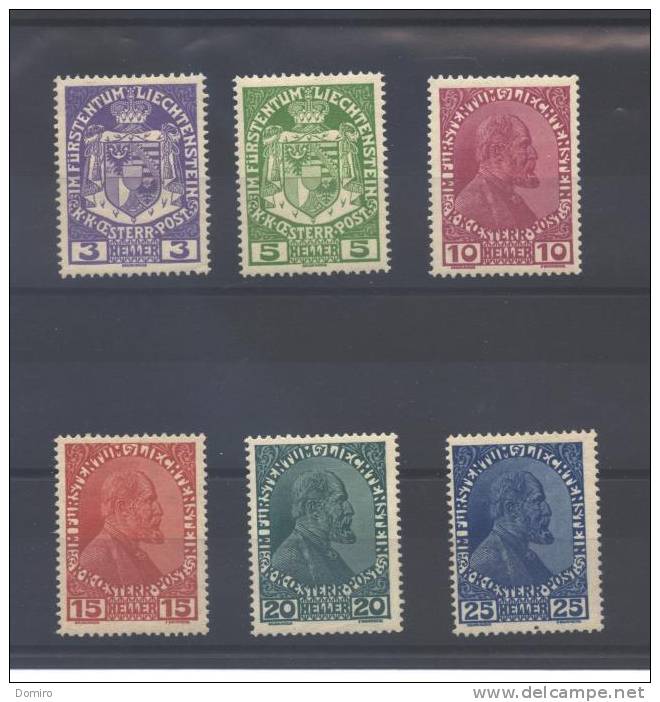 Lie 4/9 *  (MH)  Cote Y/T : 12.00 € - Unused Stamps