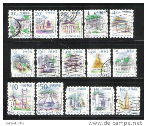 Hong Kong 1999 Landmarks Def Used - Used Stamps