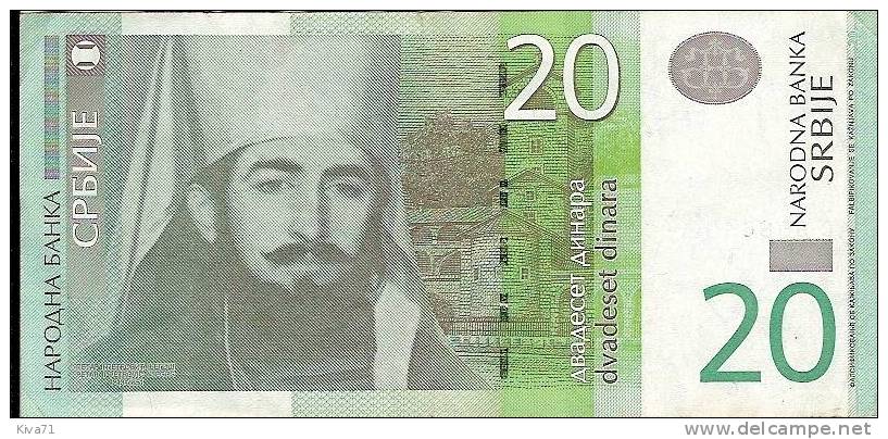 20 Dinars    "SERBIE"       2006       Bc 146 - Servië