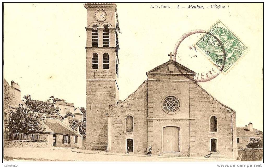 MEULAN L'eglise 1907 - Meulan