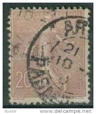 FRANCE 131 (o) Type Semeuse Sur Fond Ligné De Roty Gravure De Mouchon (1) - Usados