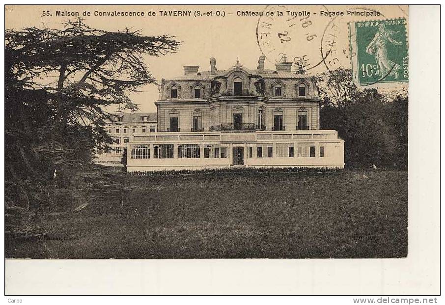 TAVERNY - Maison De Convalescence - Chateau De La Tuyolle - Façade Principale. - Taverny