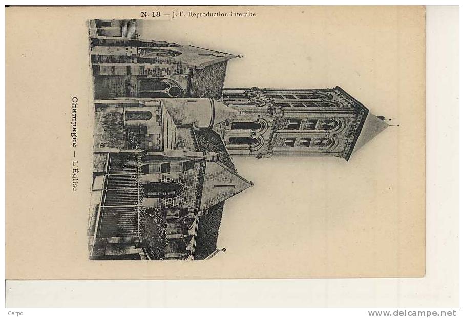 CHAMPAGNE SUR OISE - L´église. - Champagne Sur Oise