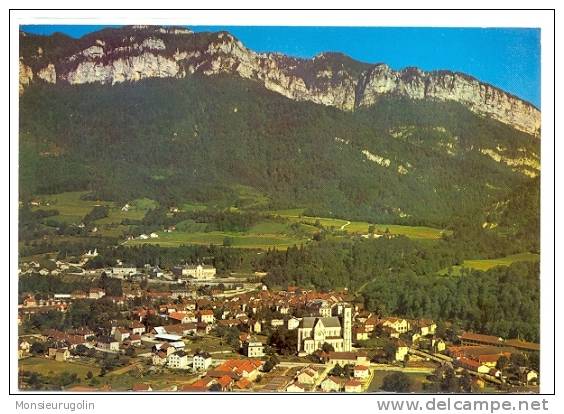 38 ) SAINT LAURENT DU PONT, La Ville Et Les Montagnes De Chartreuse, CPM Couleur J Cellard édit, - Saint-Laurent-du-Pont