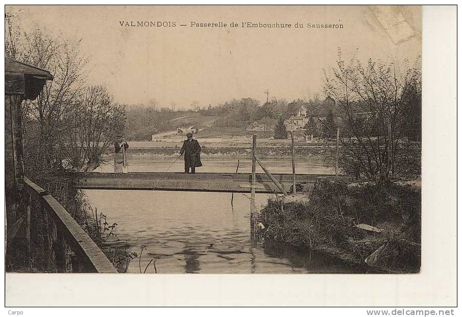 VALMONDOIS - Passerelle De L'embouchure Du Sausseron. - Valmondois