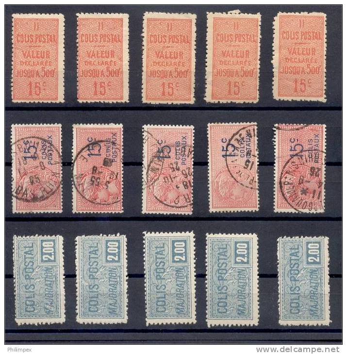 FRANCE, RAILWAY STAMPS, GOOD GROUP, EVERYTHING PER X5 - Nuevos