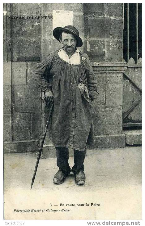 19 - CORREZE - JUILLAC - PAYSAN En ROUTE Pour La FOIRE - BELLE CARTE VOYAGEE En 1912 - Juillac