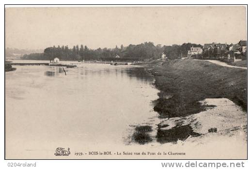 Bois Le Roi - La Seine Vue Du Pont De A Chartrette - Bois Le Roi