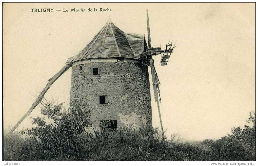 89 - YONNE - TREIGNY - LE MOULIN à VENT De La ROCHE - Treigny