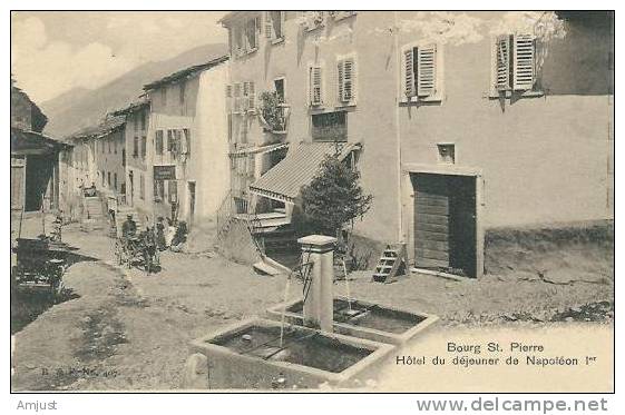 Canton Du Valais  Bourg St.Pierre  Hôtel Du Déjeuner De Napoléon 1 - Bourg-Saint-Pierre 