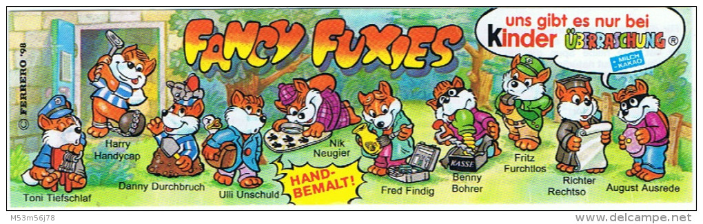 Fancy Fuxies 1998- Benny Bohrer Mit Kasse + BPZ - Maxi (Kinder-)