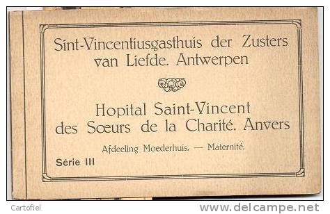 Antwerpen: Sint-Vincentiusgasthuis Der Zusters Van Liefde, Serie III, 10 Kaarten, Compleet - Antwerpen
