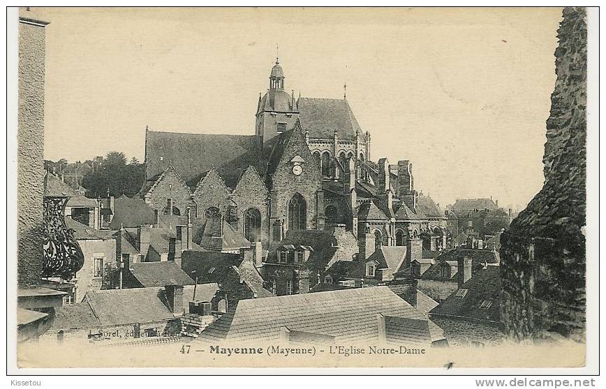 L'église Notre Dame - Mayenne