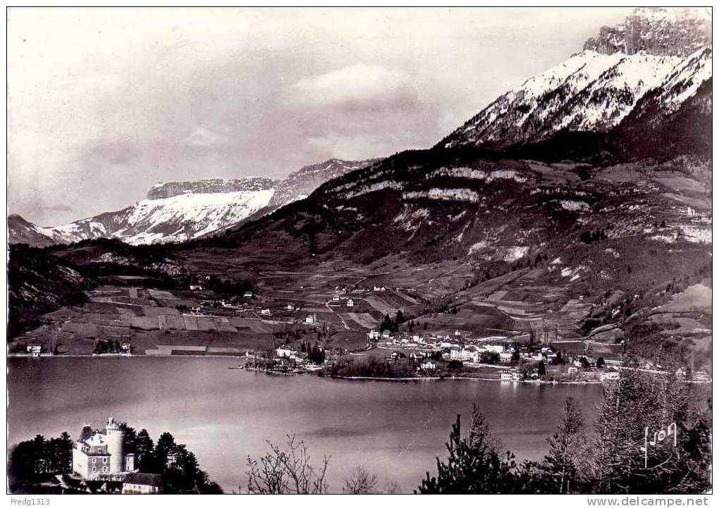 Talloires - Duingt, Le Lac Et Les Dents De Lanfon - Talloires