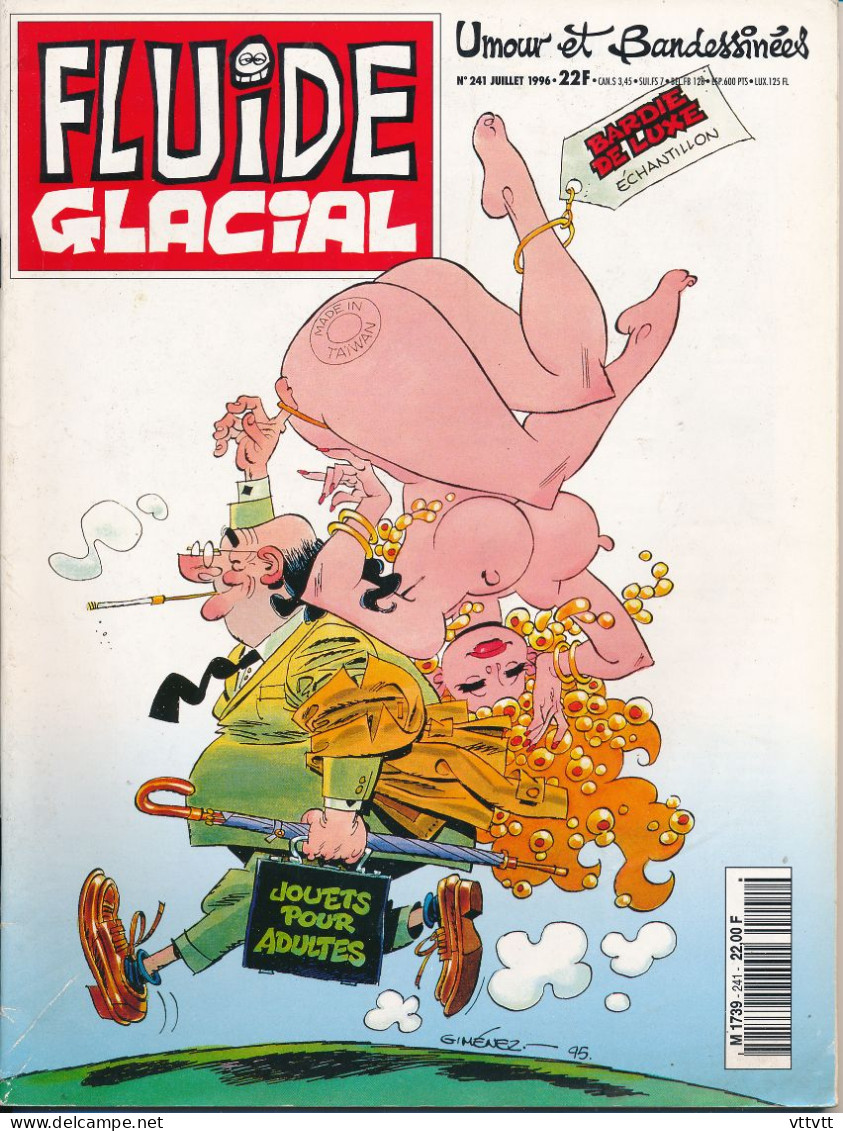 "FLUIDE GLACIAL" N° 241, Juillet 1996. - Fluide Glacial