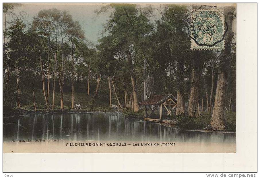 VILLENEUVE ST GEORGES - Les Bords De L´yerres. - Villeneuve Saint Georges