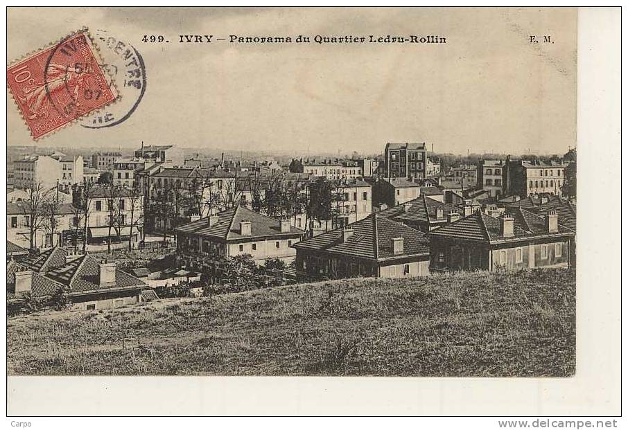 IVRY - Panorama Du Quartier Ledru-Rollin. - Ivry Sur Seine