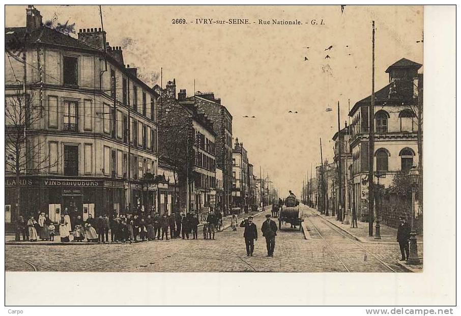 IVRY-SUR-SEINE - Rue Nationale. - Ivry Sur Seine