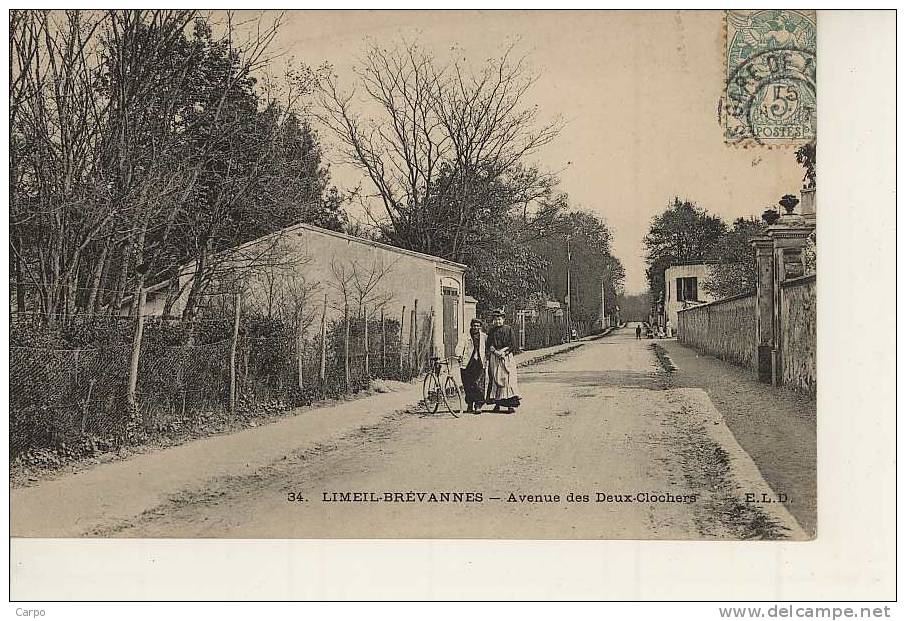 LIMEIL BREVANNES - Avenue Des Deux-clochers. - Limeil Brevannes