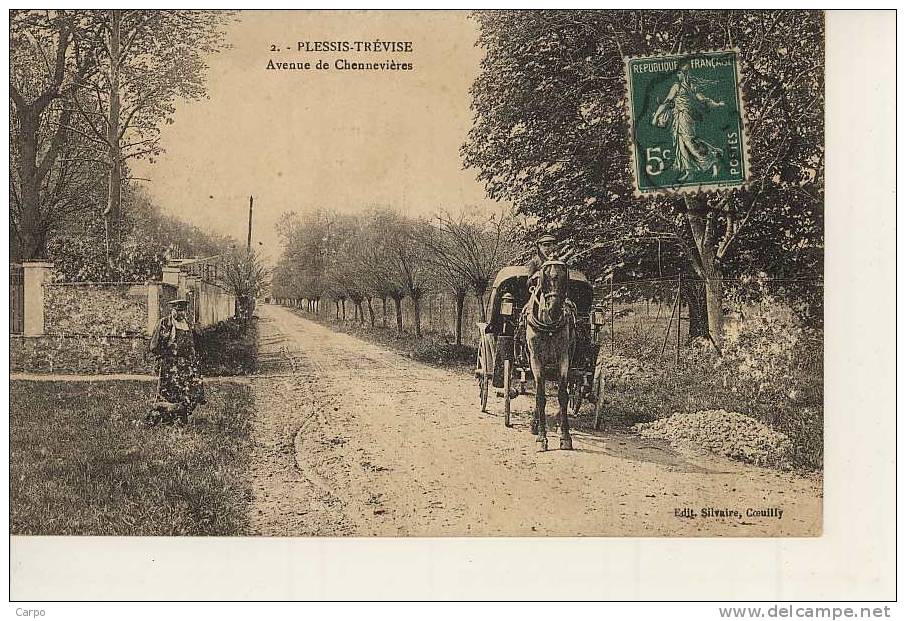 LE PLESSIS TREVISE - Avenue De Chennevières; - Le Plessis Trevise