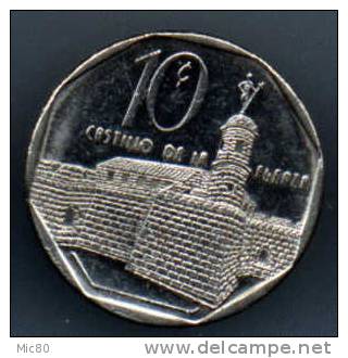 Cuba 10 Centavos Castillo De La Fuerza 1996 Spl - Cuba