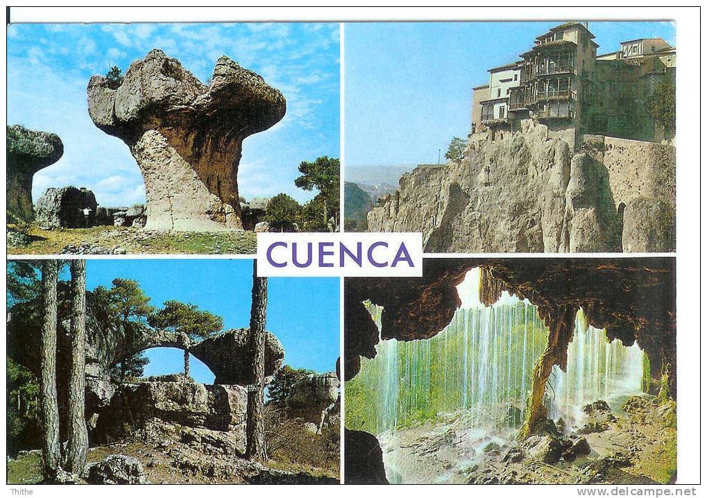 CUENCA Carte 4 Vues - Cuenca