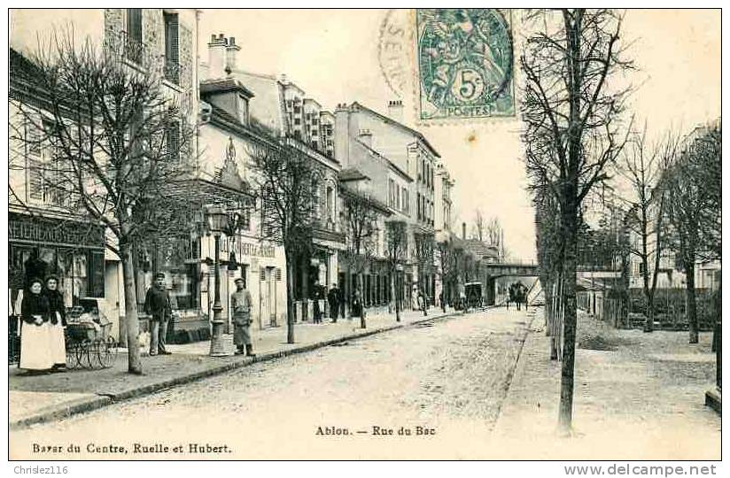 94 ABLON Rue Du Bac  Superbe Animation - Ablon Sur Seine